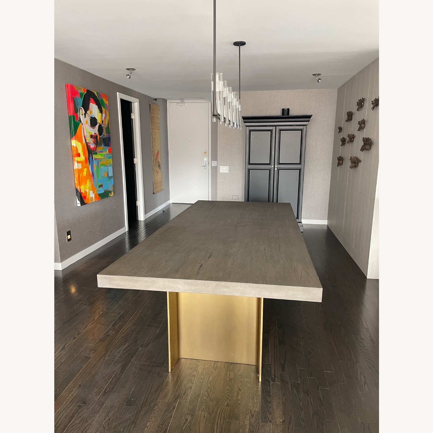 Restoration Hardware Beam Rectangular Dining Table - image-2