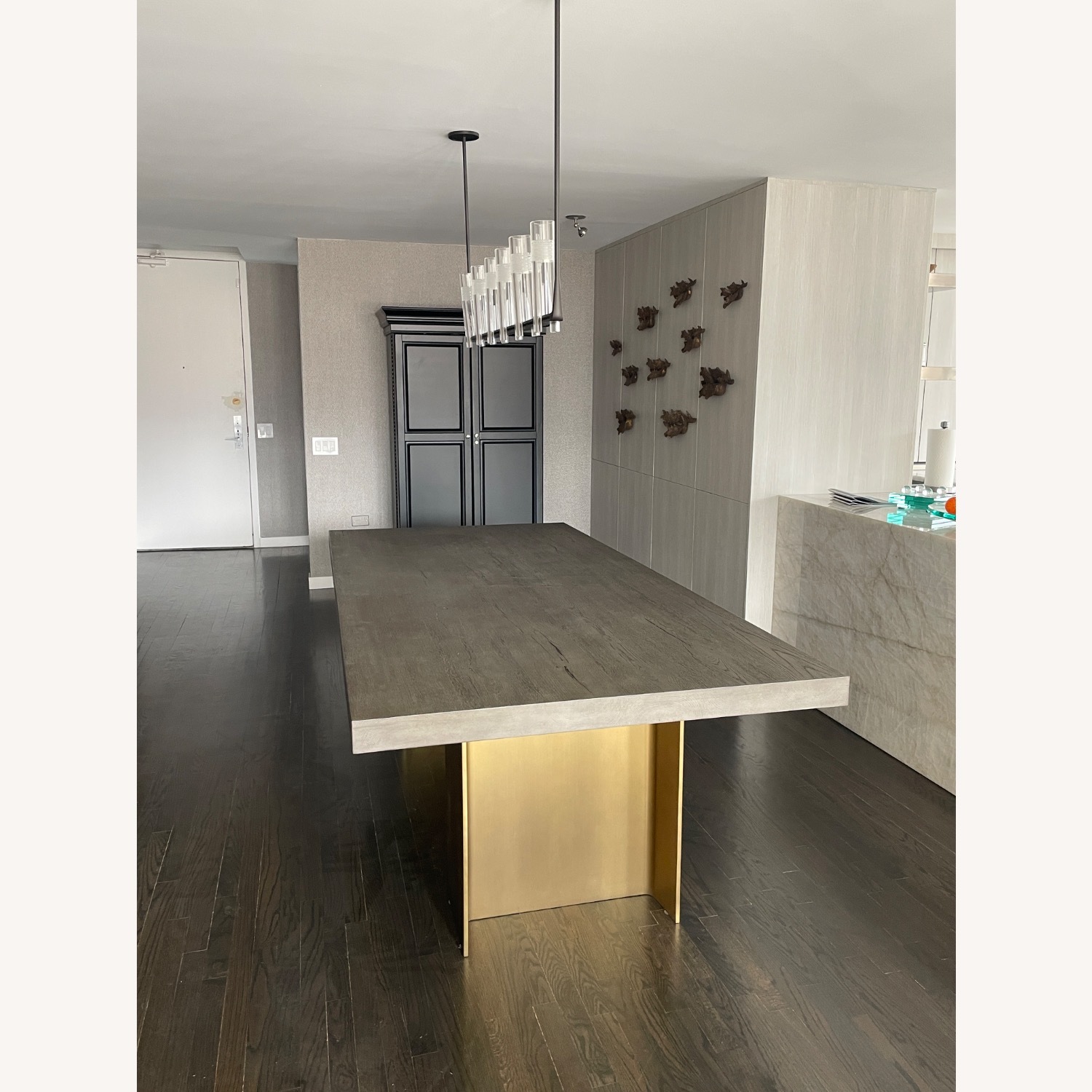 Restoration Hardware Beam Rectangular Dining Table - image-4