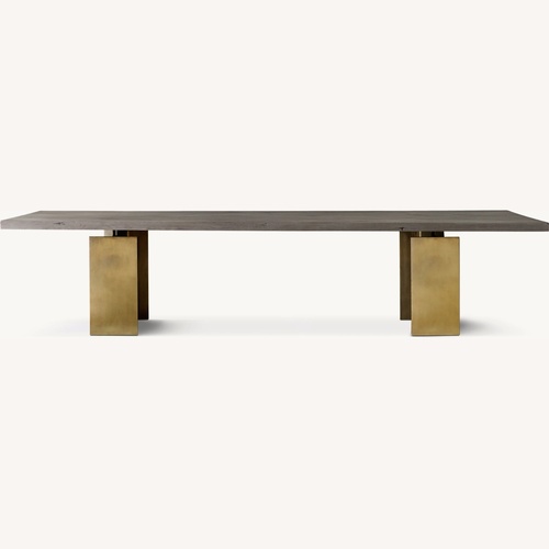 Used Restoration Hardware Beam Rectangular Dining Table for sale on AptDeco