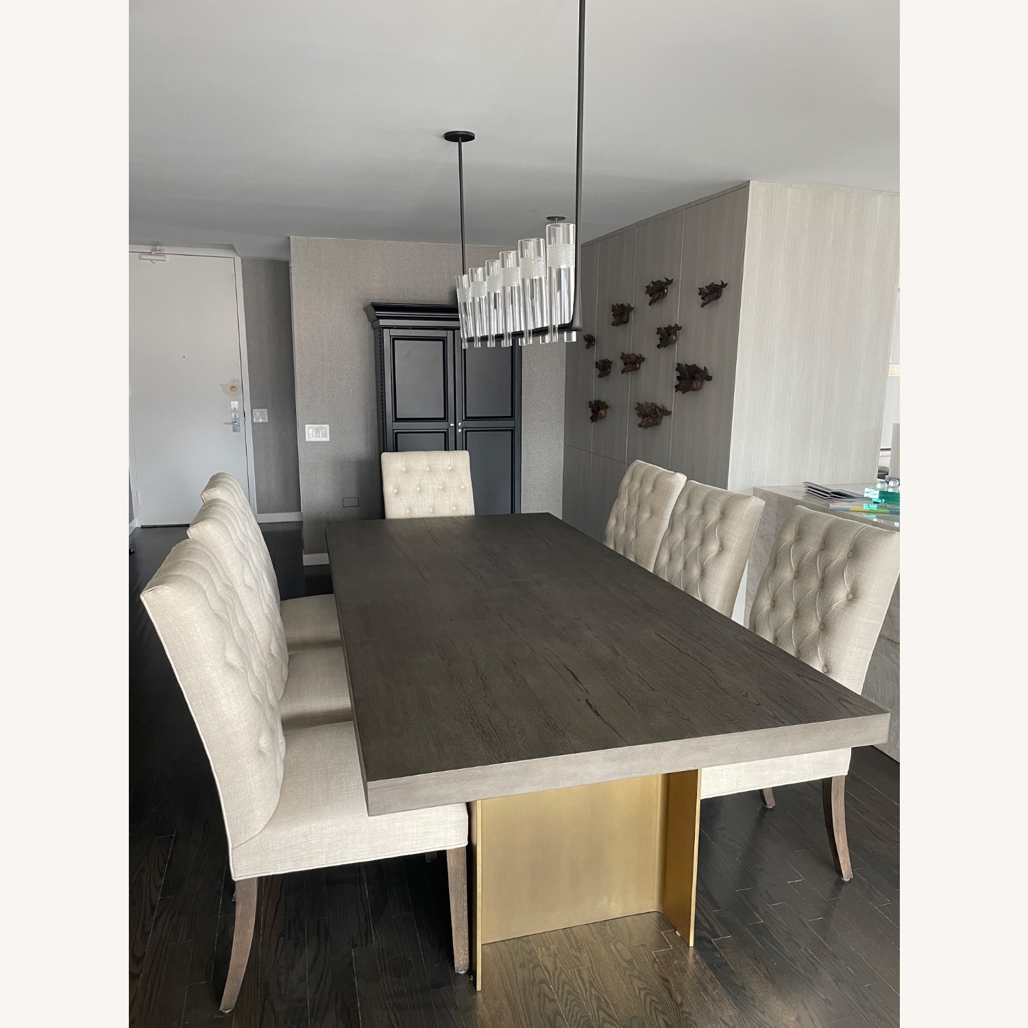 Restoration Hardware Beam Rectangular Dining Table - image-3