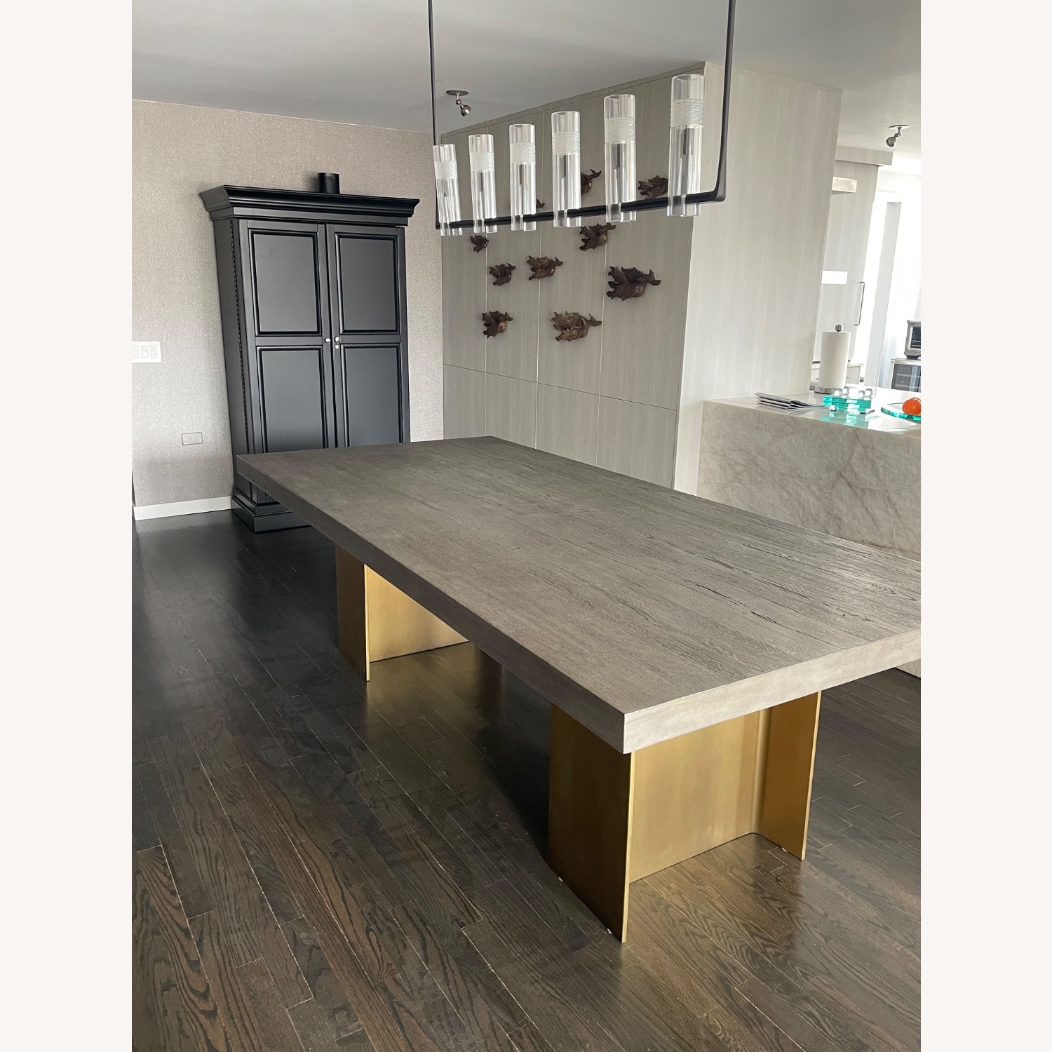 Restoration Hardware Beam Rectangular Dining Table - image-5