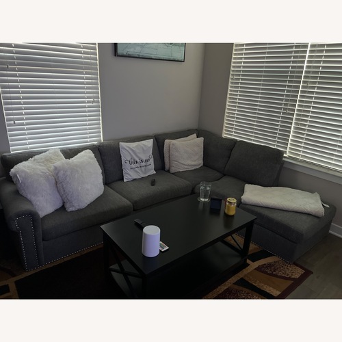Used Dark Gray Sectional for sale on AptDeco