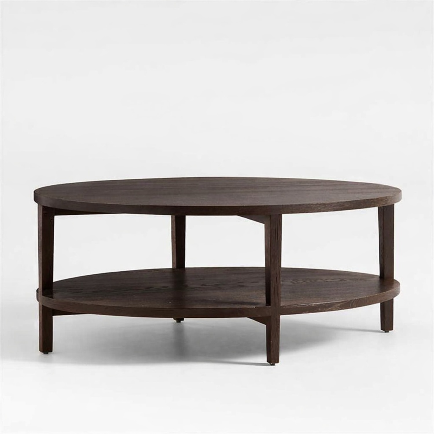 Crate & Barrel Clairemont Dark Brown Coffee Table - image-5