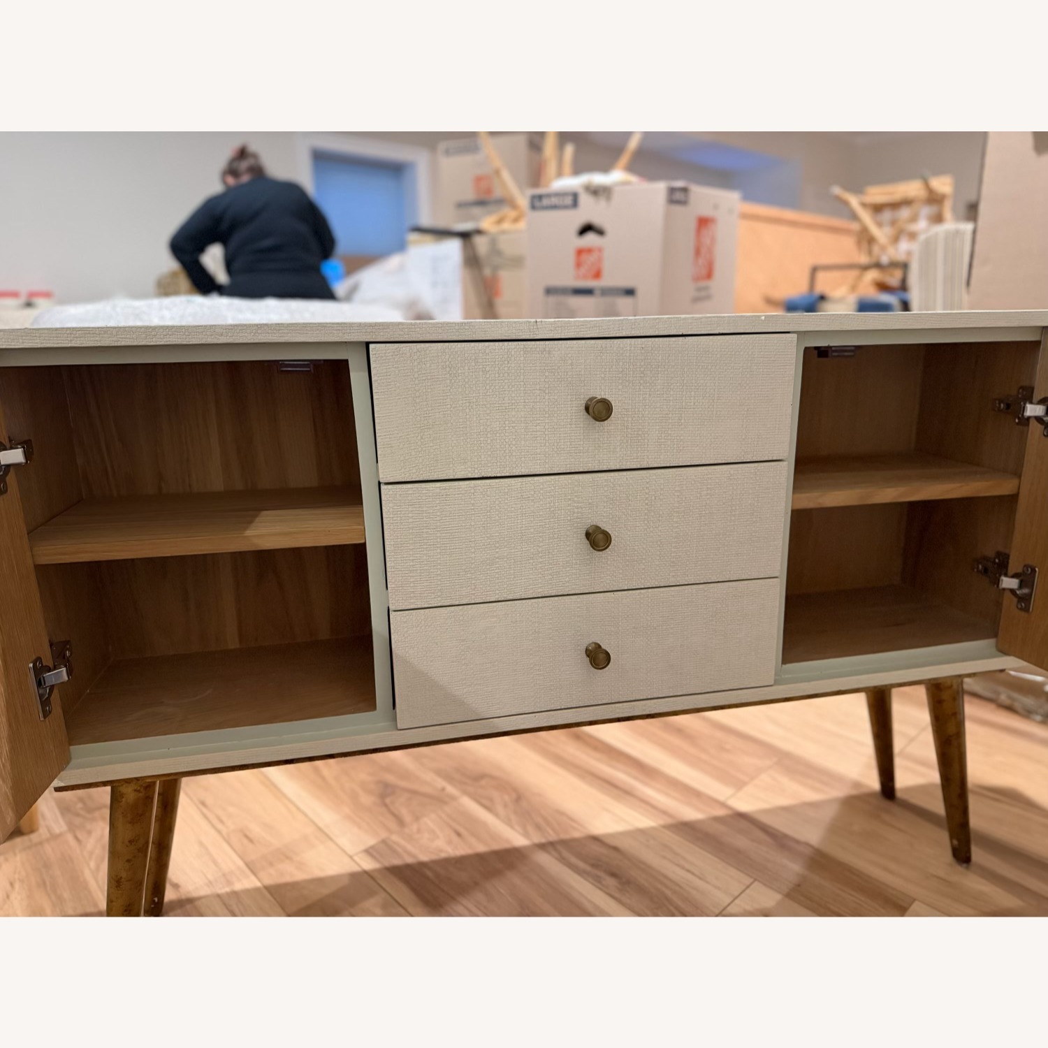 Made Goods Mara White Wood Sideboard - image-5