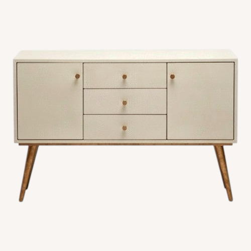 Used Made Goods Mara White Wood Sideboard for sale on AptDeco