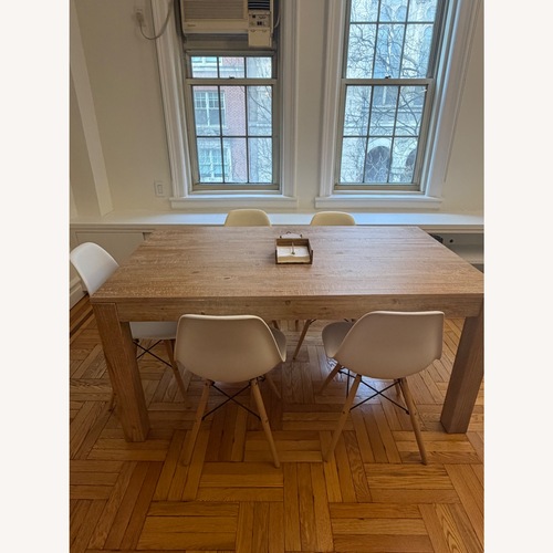 Used Wayfair Natural Wood Dining Table for sale on AptDeco