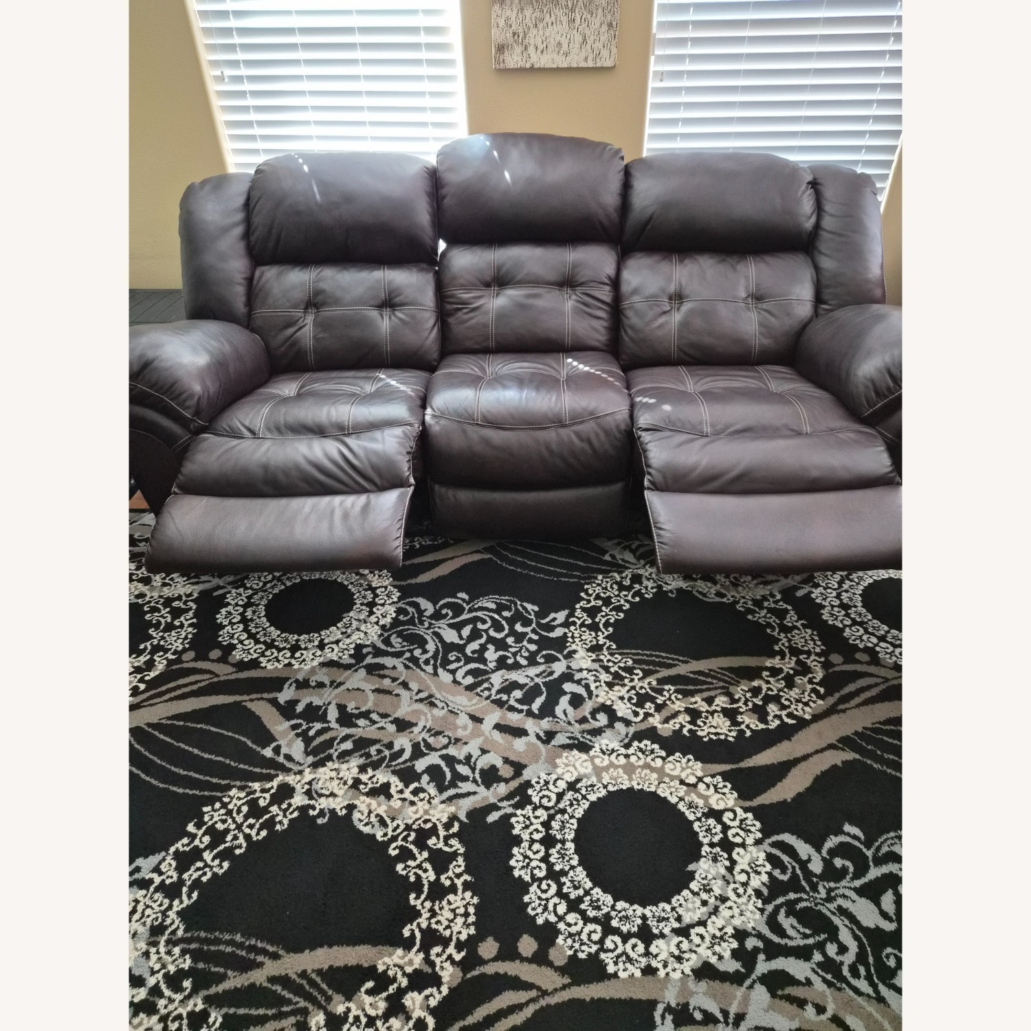 La-Z-Boy 3 Seater Leather Couch  - image-2