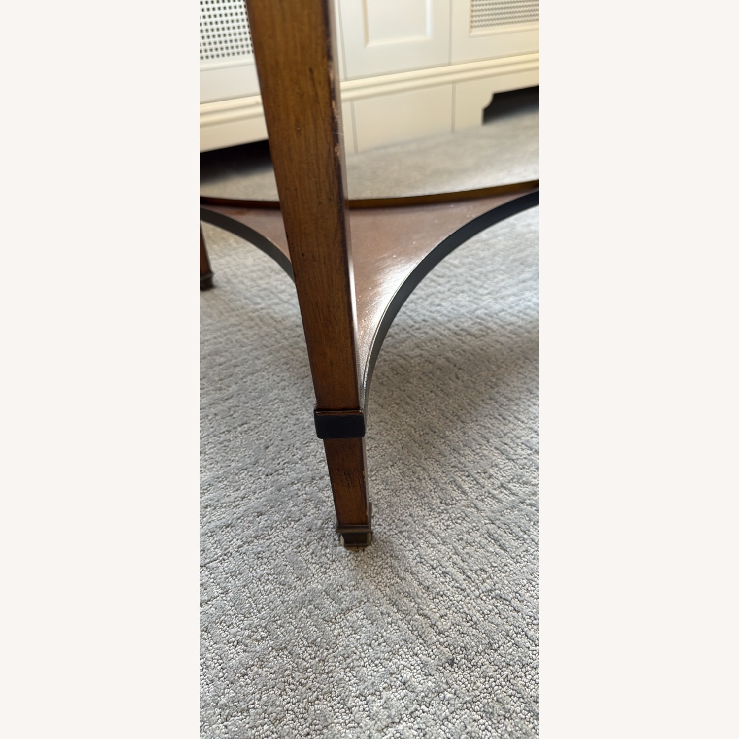 Round “de bournais” Wood Side Table - image-6