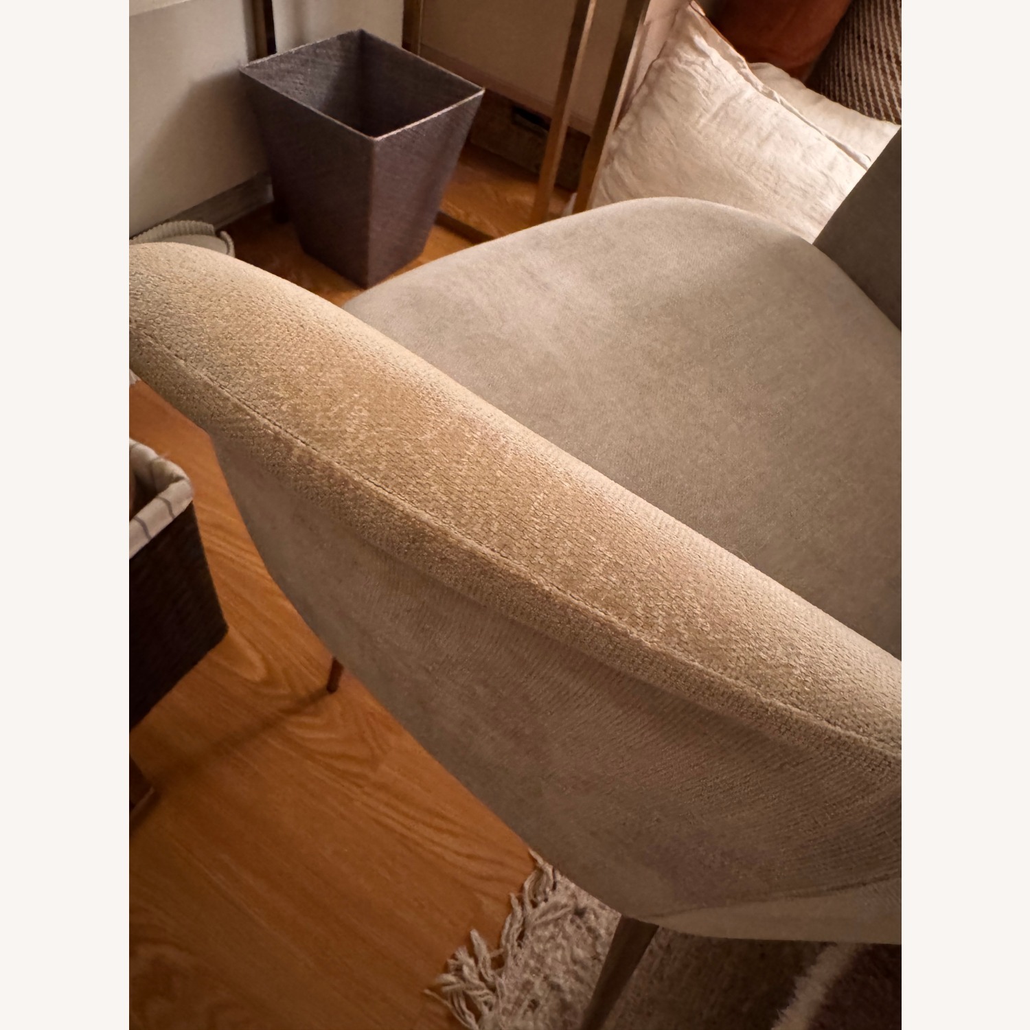 West Elm Finley Natural Fabric Dining Chair - image-3