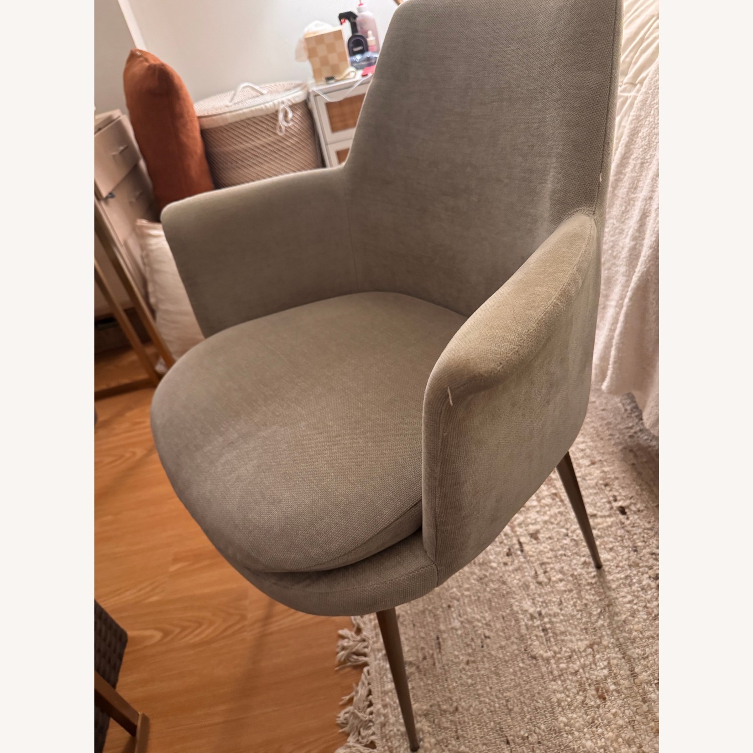 West Elm Finley Natural Fabric Dining Chair - image-2