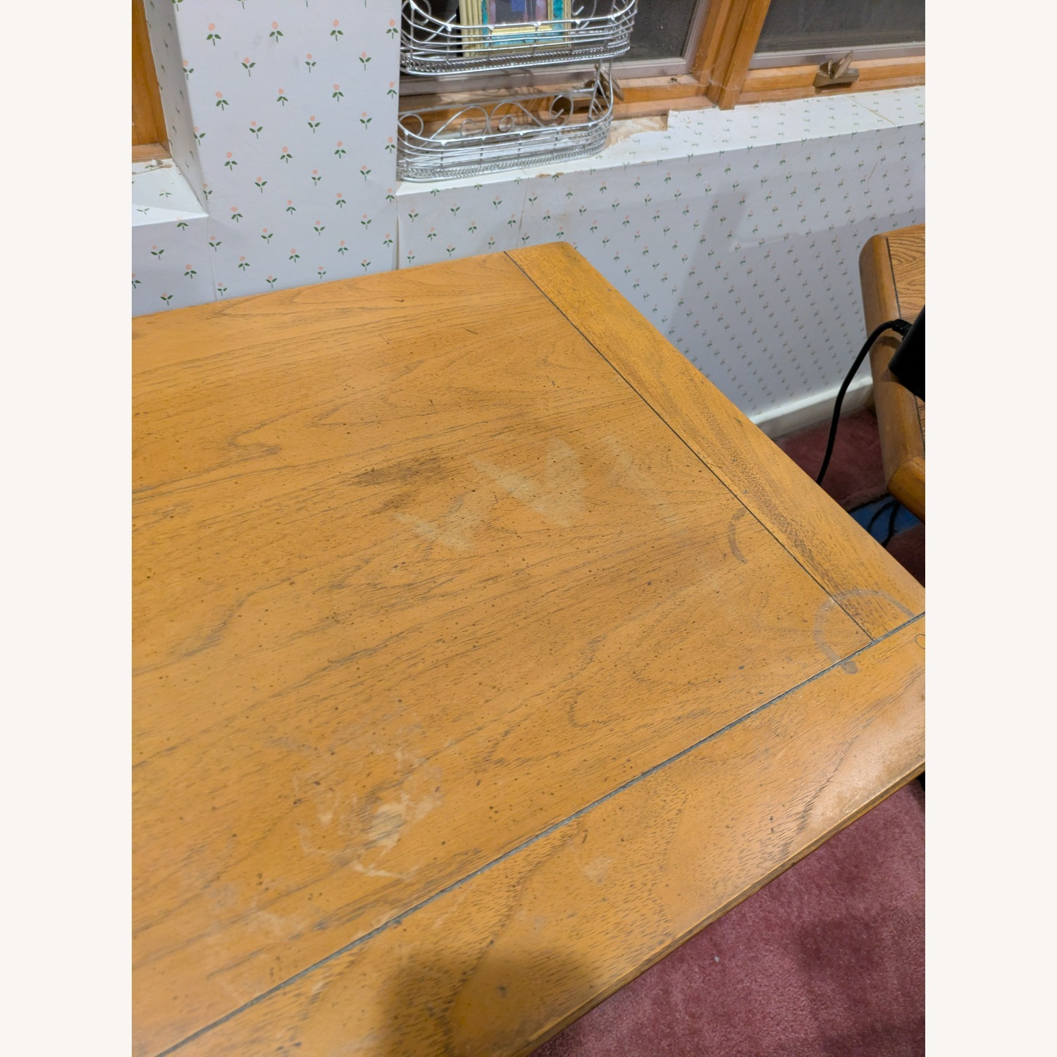 Vintage/Antique Dark Brown Wood Dresser - image-3