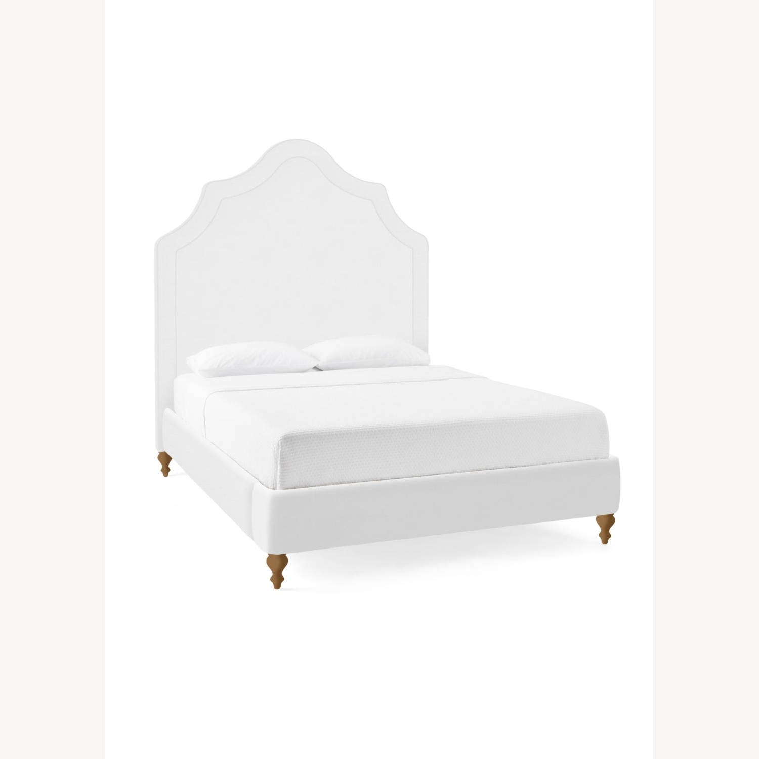 Serena and Lily Grey Upholstered Queen Bed - image-4
