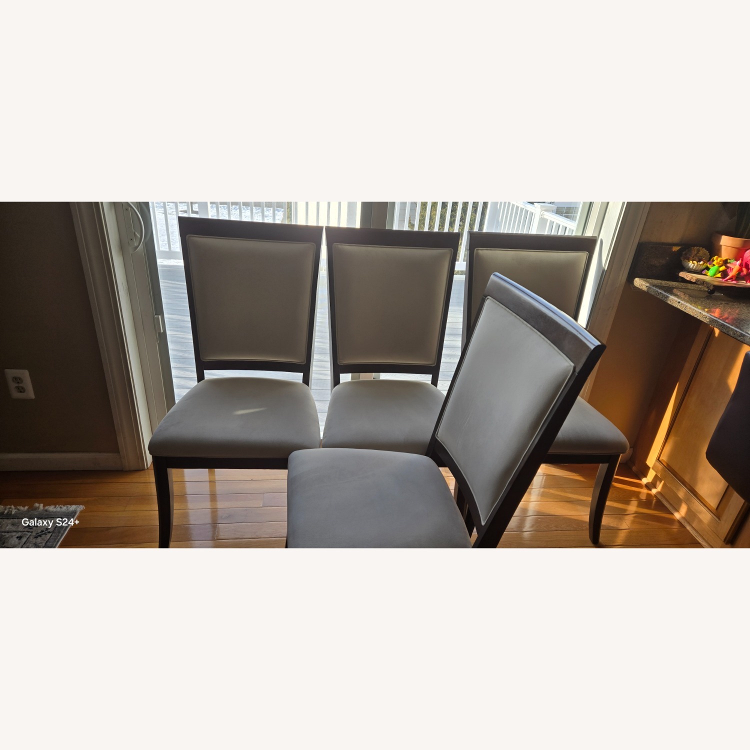 Bob's Discount Furniture Dark Brown Dining Chair - image-1