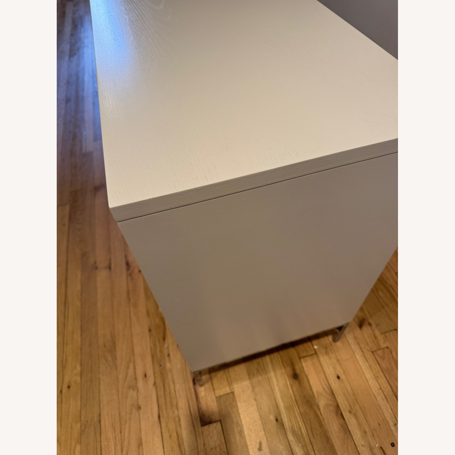 West Elm White Wood City Storage Dresser - image-3