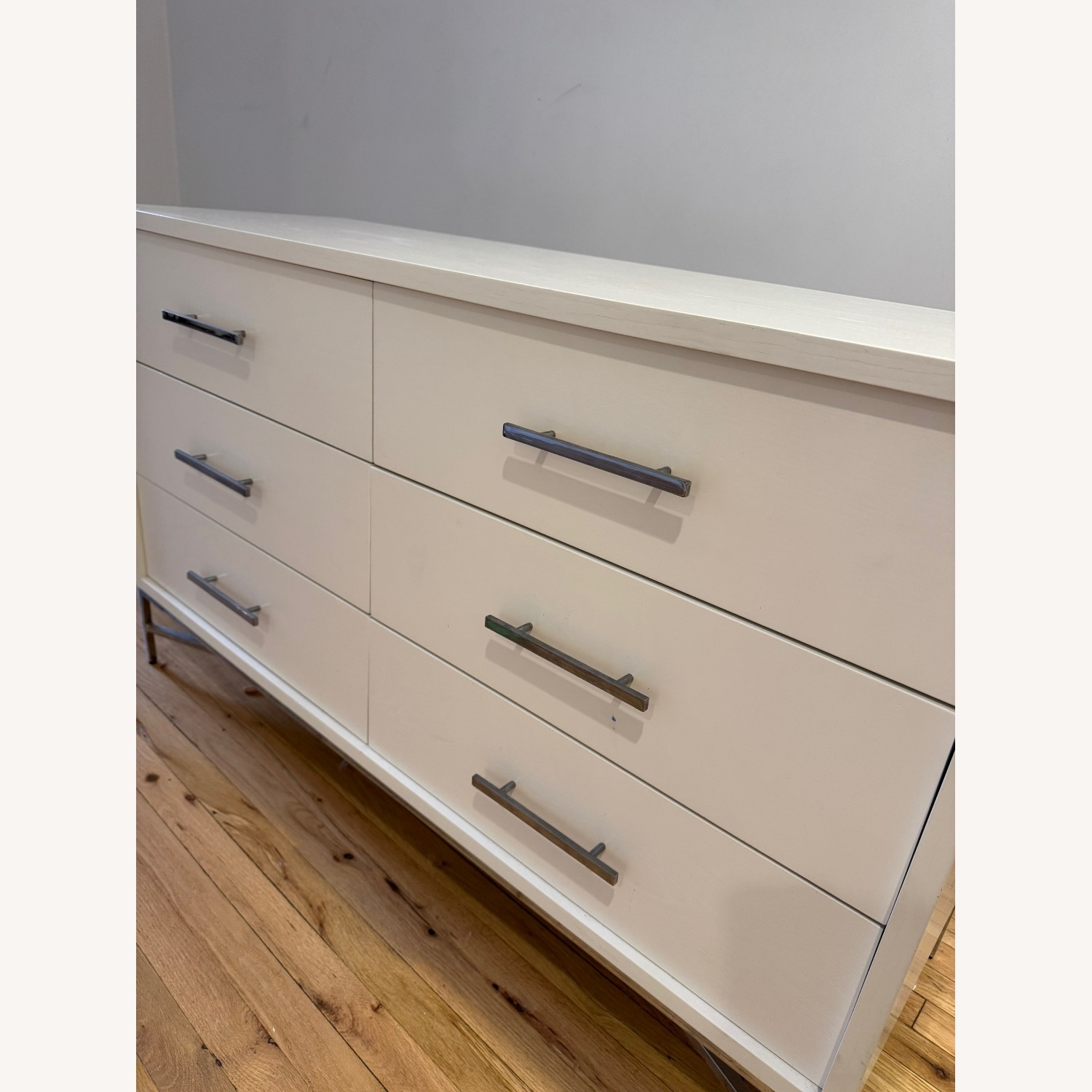 West Elm White Wood City Storage Dresser - image-2