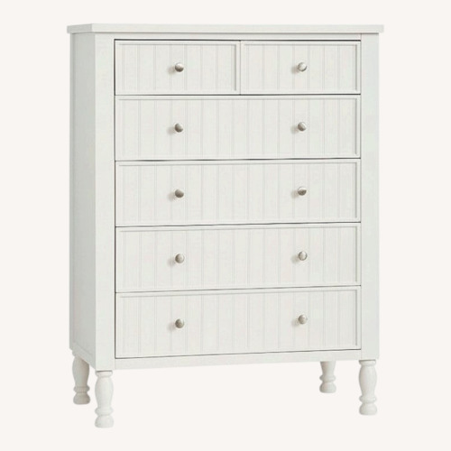 Used Pottery Barn Kids White Wood Dresser for sale on AptDeco