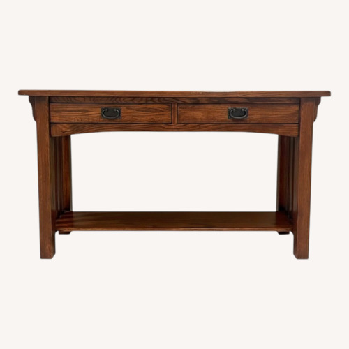 Used Oak Console Table for sale on AptDeco