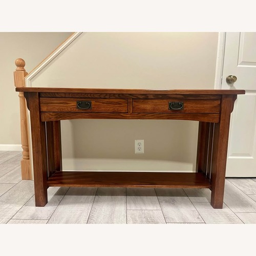 Used Oak Console Table for sale on AptDeco