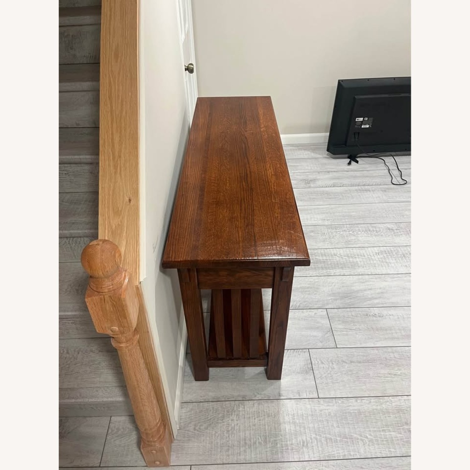 Oak Console Table - image-3