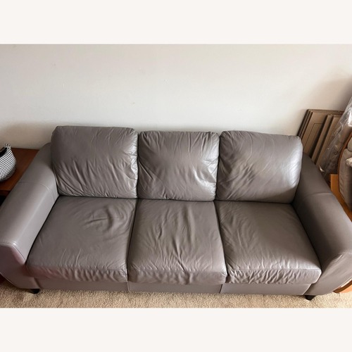Used Raymour & Flanigan Dark Gray 3+ Seater Sofa for sale on AptDeco