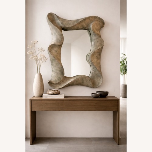 Used  Vintage David Marshall Concrete Wall Mirror for sale on AptDeco