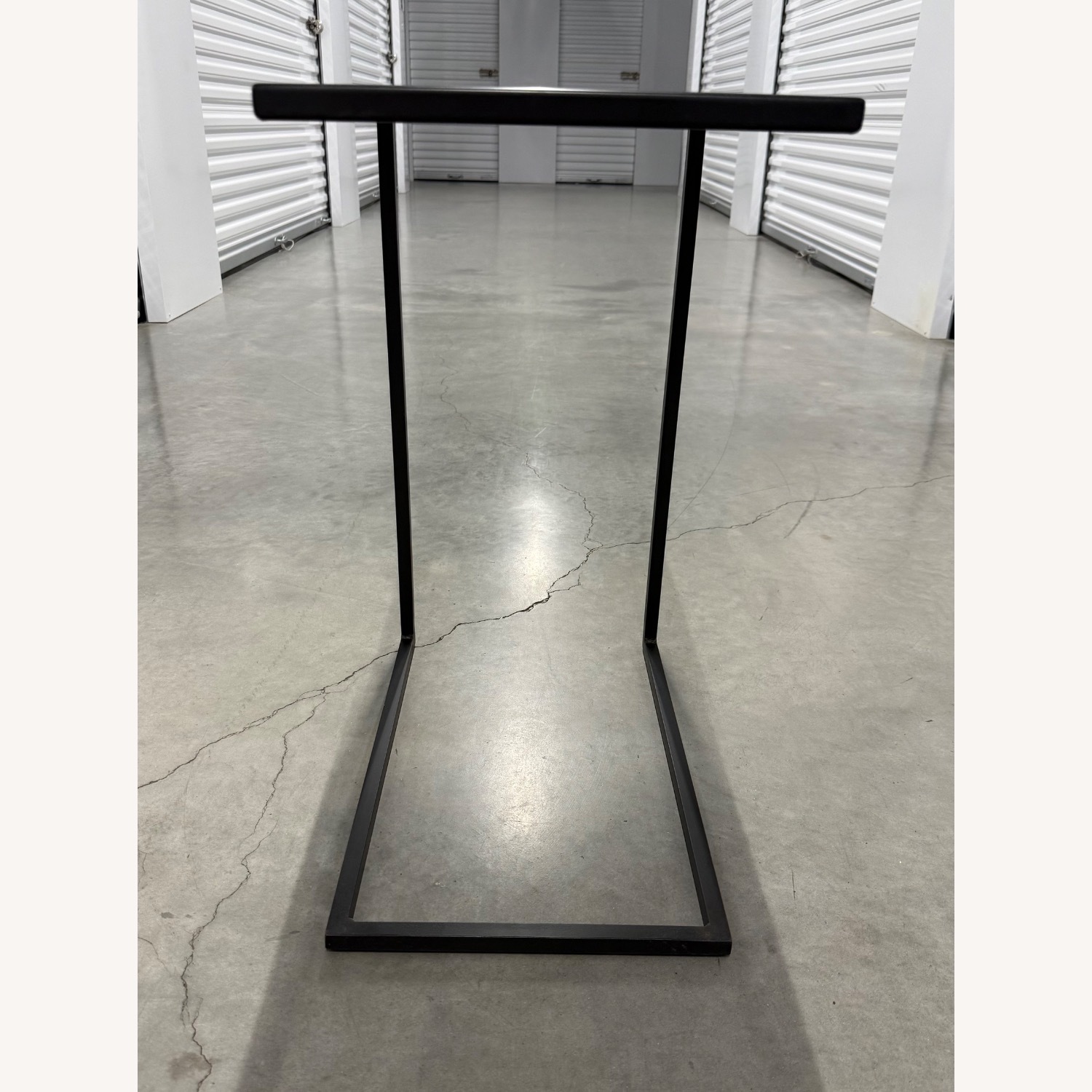 Room & Board Slim C-shaped Table in Natural Steel - image-6