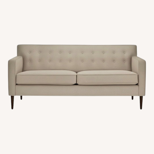 Used Room & Board 69” Holmes Loveseat in Summer Linen for sale on AptDeco