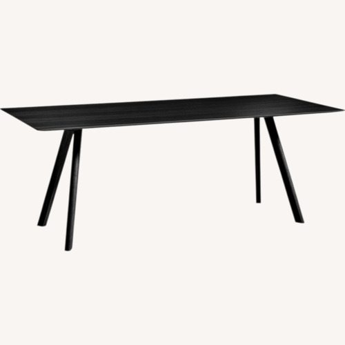 Used Hay Copenhague 30 Black Wood Dining Table for sale on AptDeco