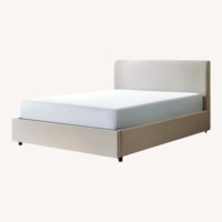 Silk & Snow, Bed Frame with Storage, Cloud