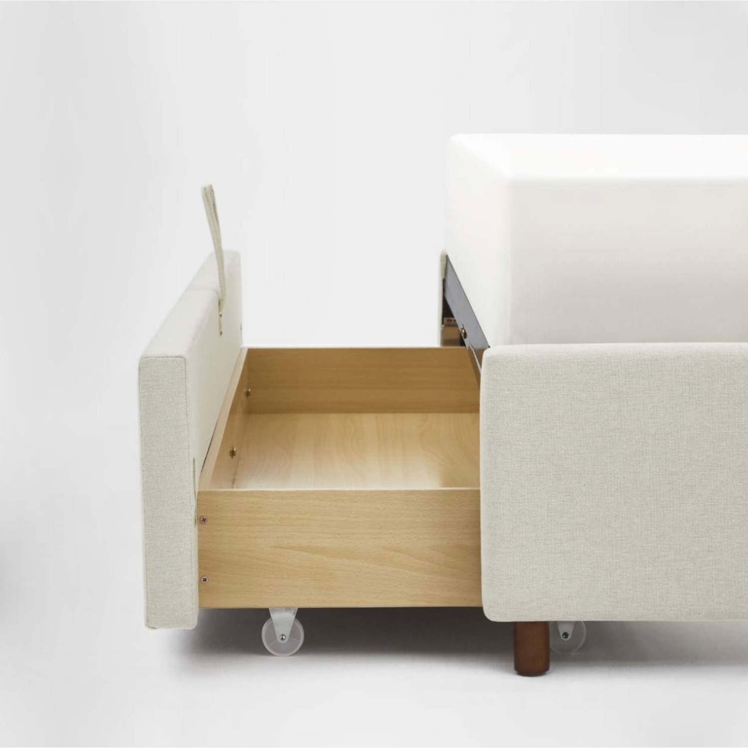 Silk & Snow, Bed Frame with Storage, Cloud - image-5