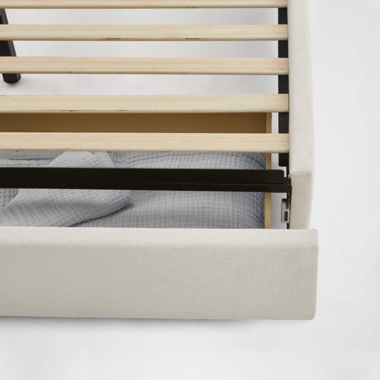 Silk & Snow, Bed Frame with Storage, Cloud - image-6