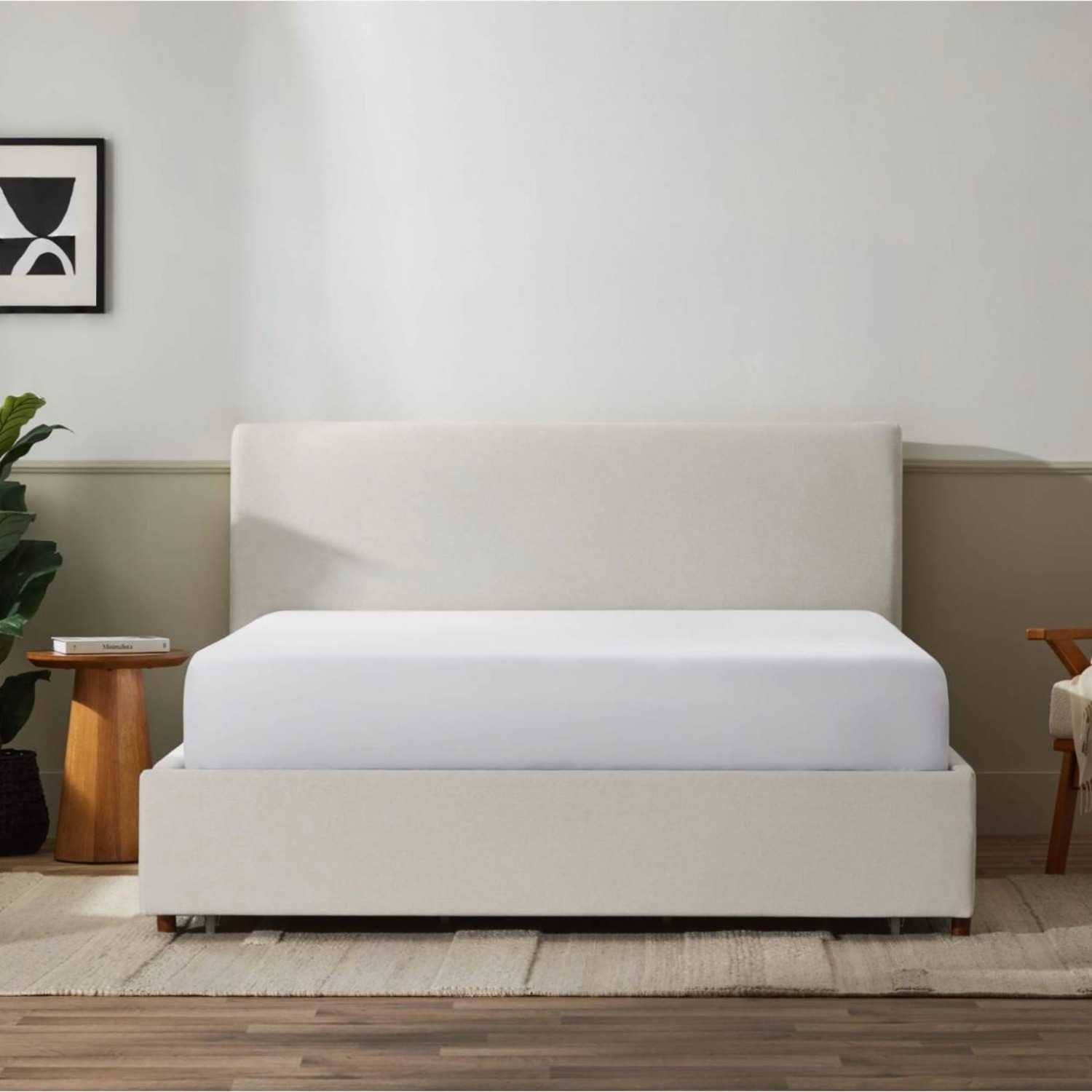 Silk & Snow, Bed Frame with Storage, Cloud - image-3