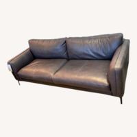Copenhagen Italian Leather Empire Sofa