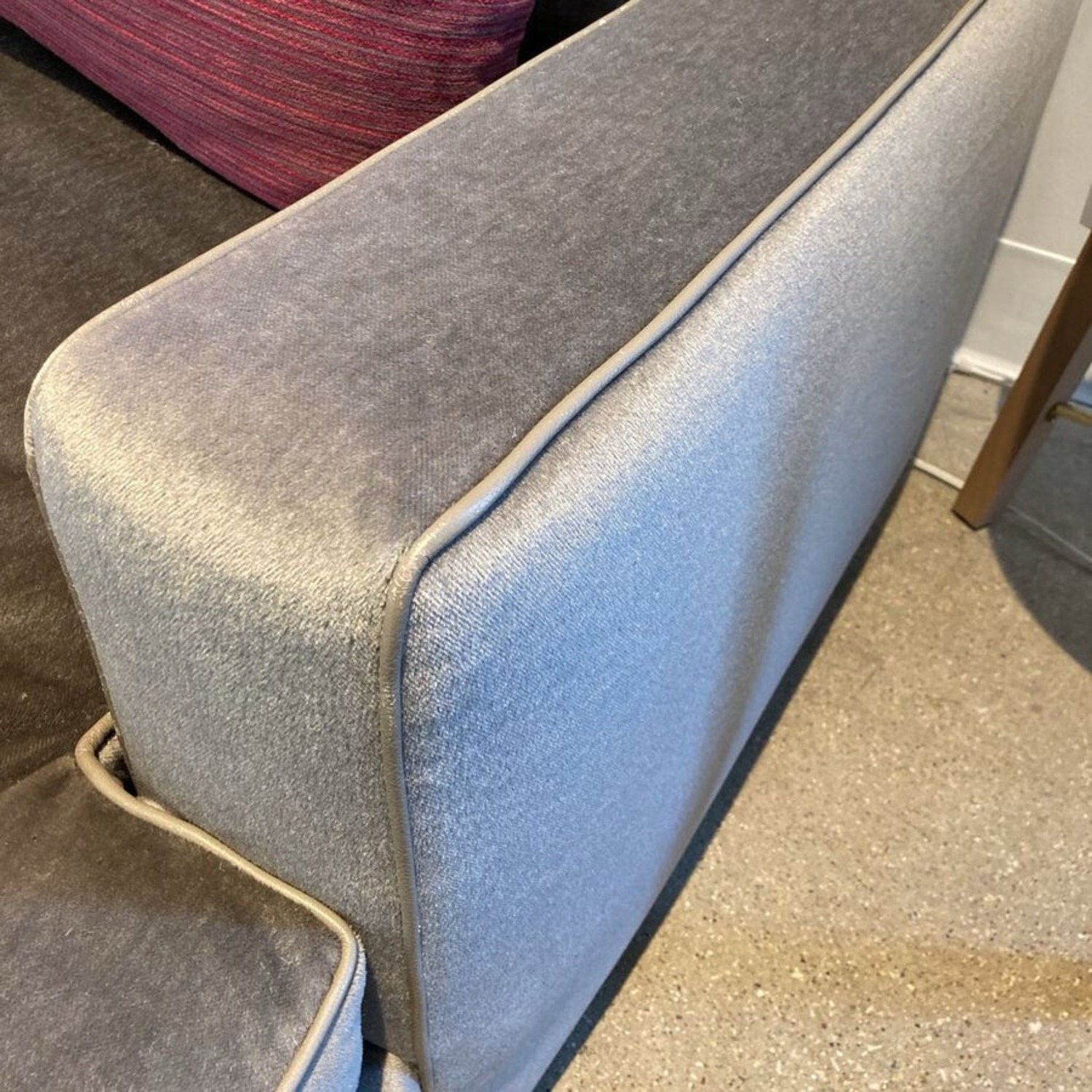 A. Rudin Custom Velvet Down-Filled Sectional - image-14