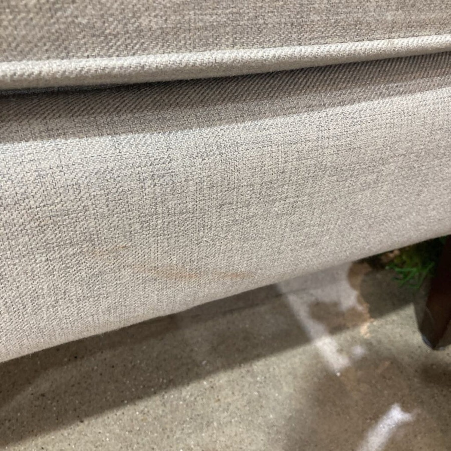 Linen Roll Arm Wide Back Chair Oatmeal - image-12