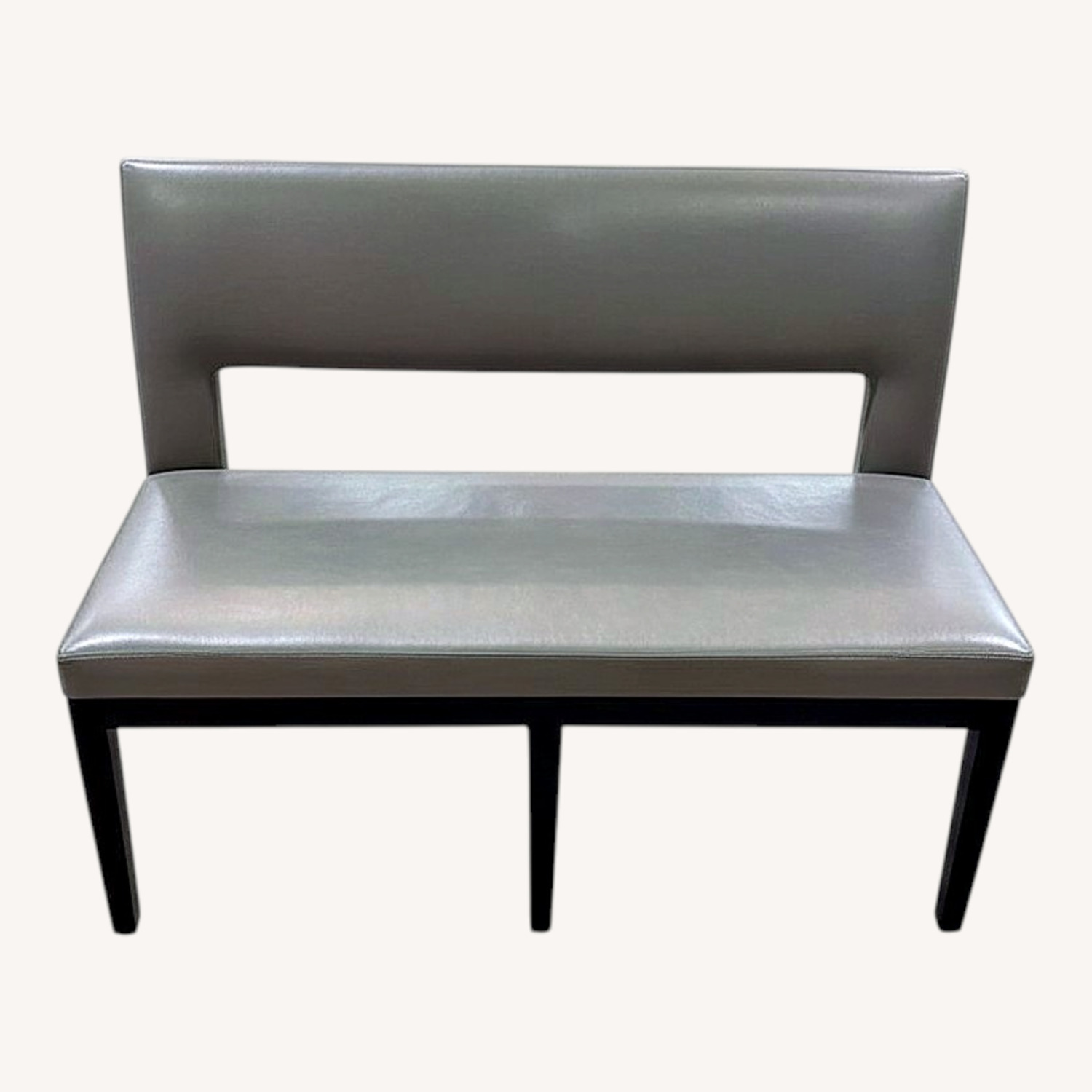 Holly Hunt Christian Liagre Leather Banquette Bench - image-0