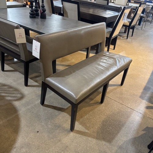 Used Holly Hunt Christian Liagre Leather Banquette Bench for sale on AptDeco