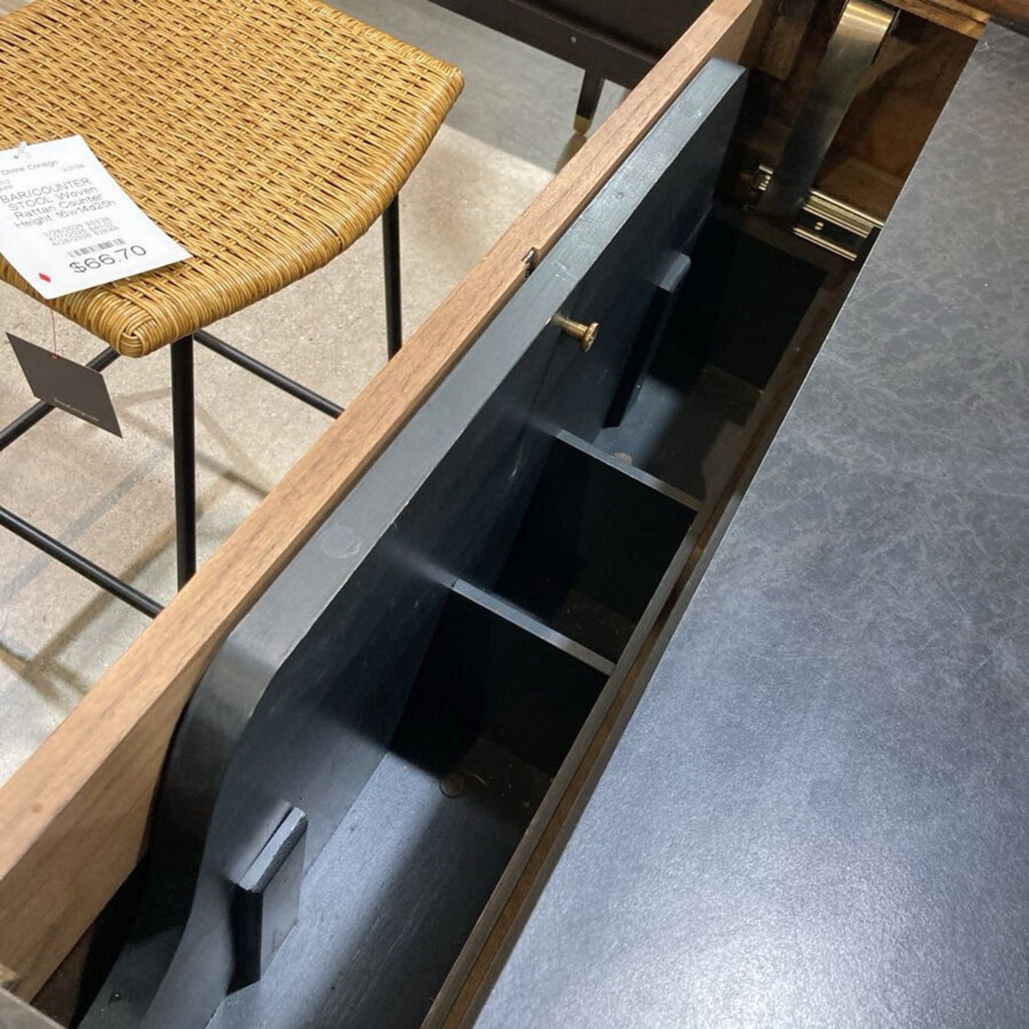 Mid-Century Flip Top Server Buffet - image-13