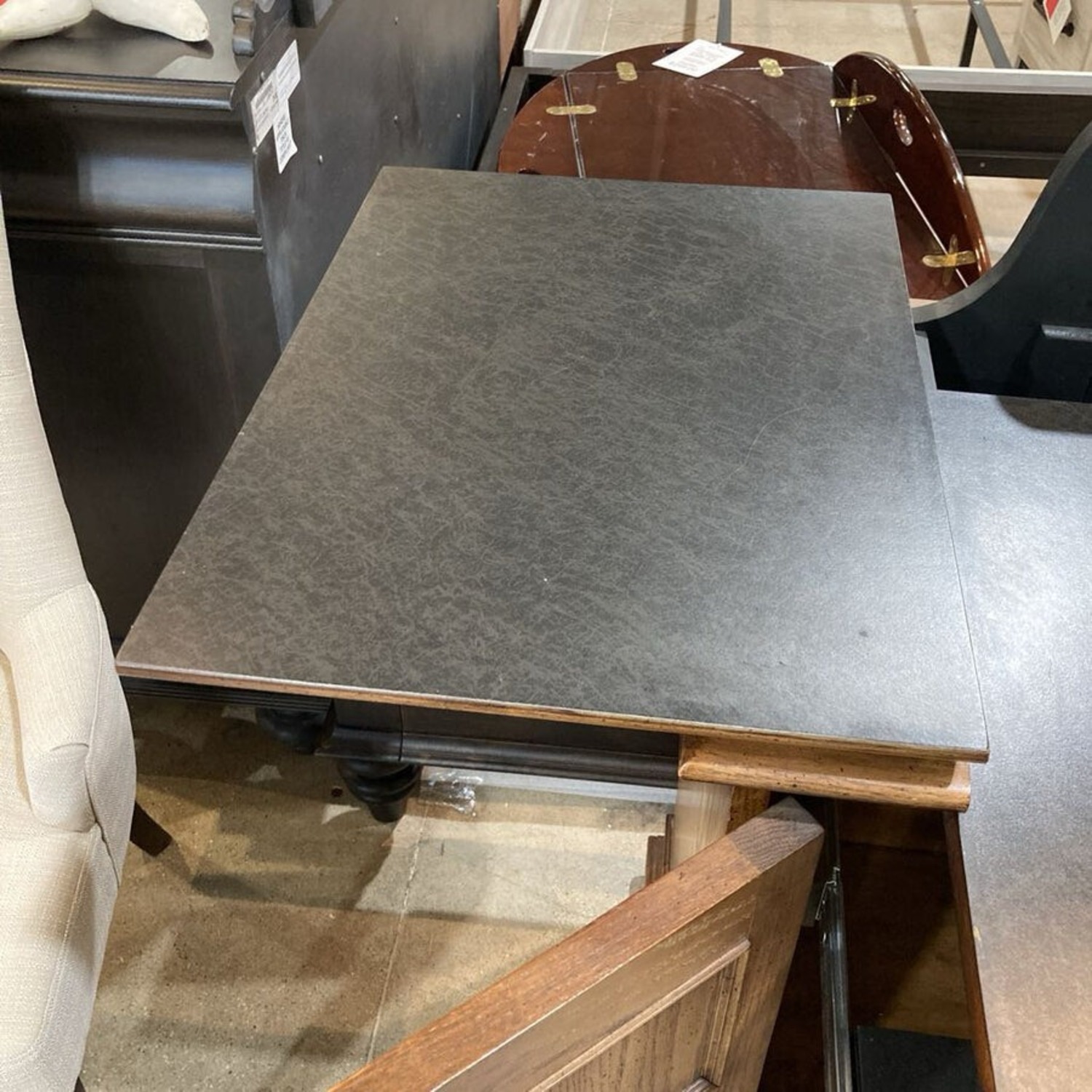 Mid-Century Flip Top Server Buffet - image-6