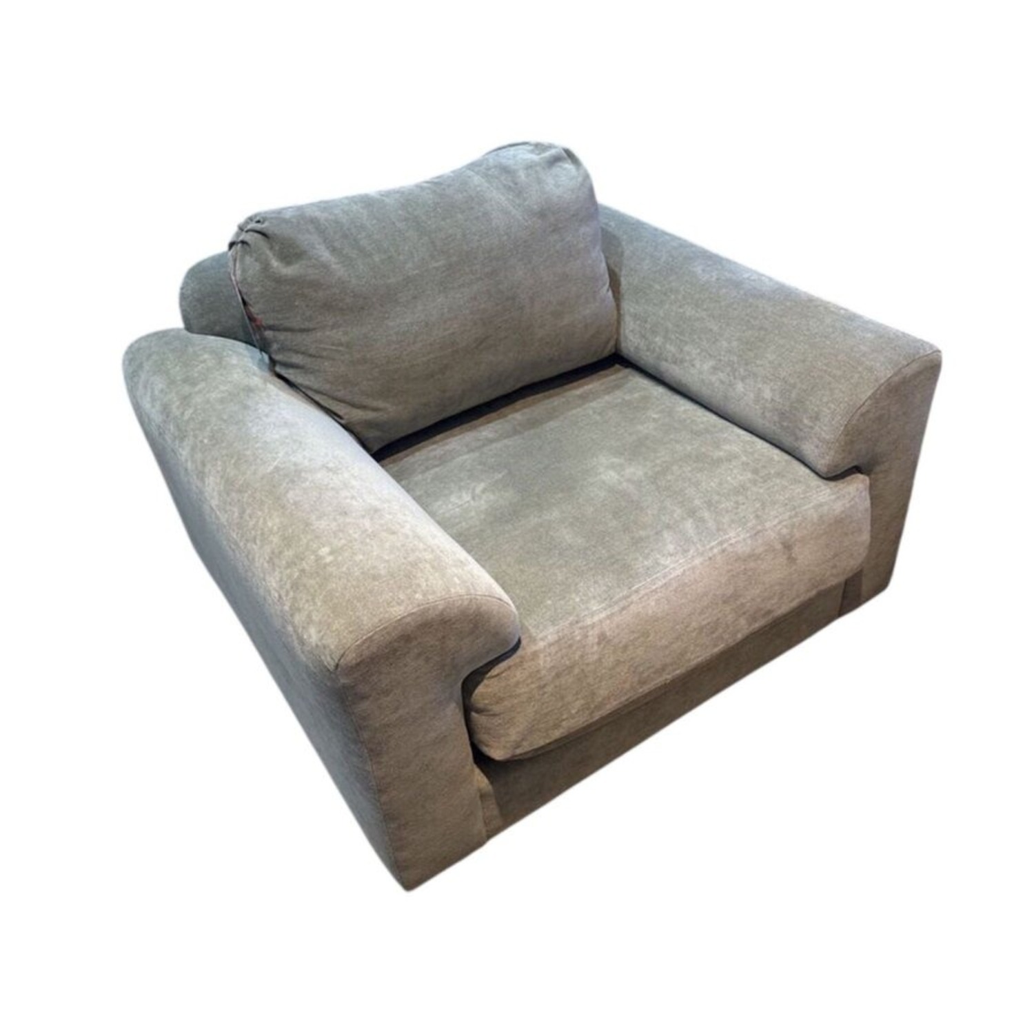 Custom Chenille Sofa Lounge Chair - image-1