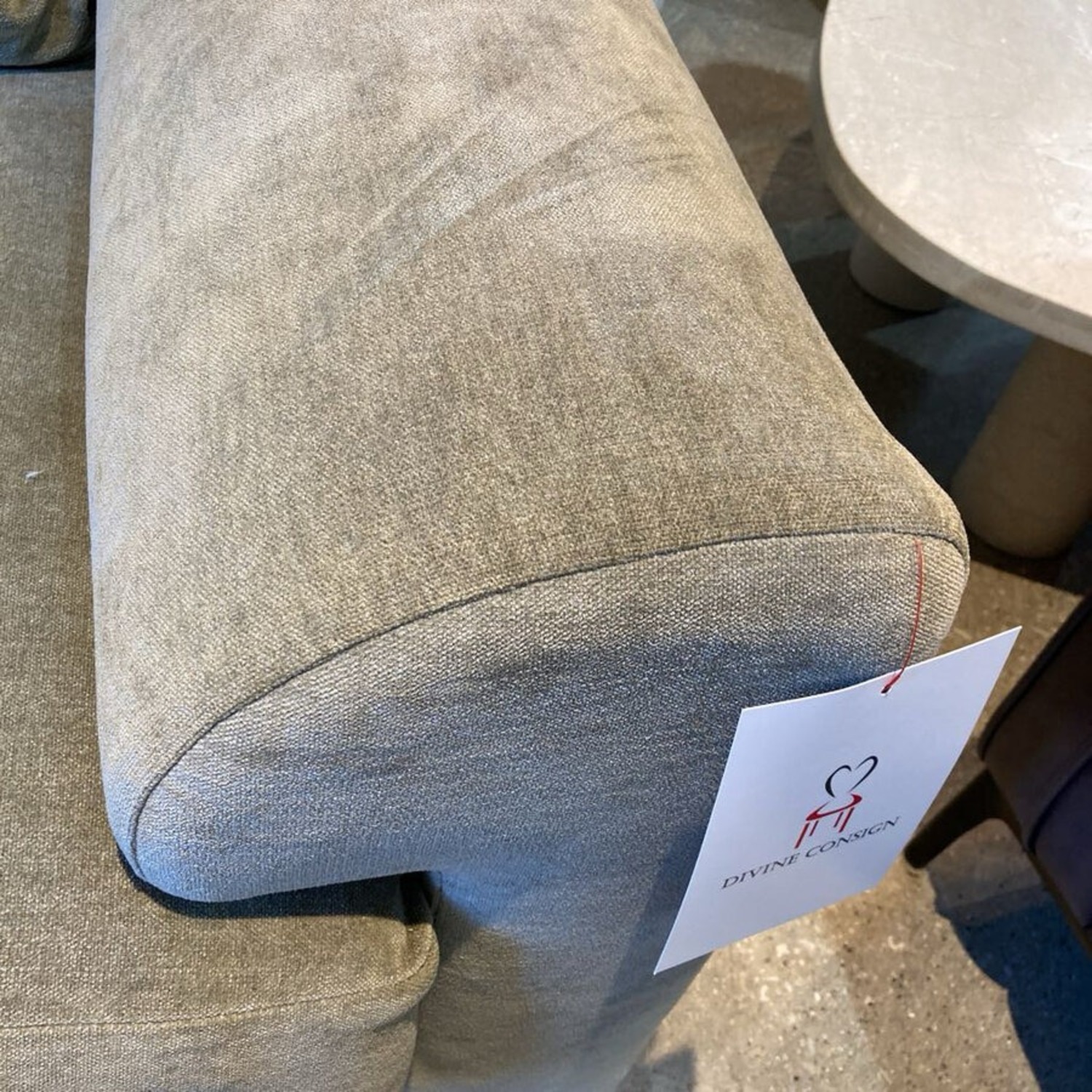 Custom Chenille Sofa Lounge Chair - image-5