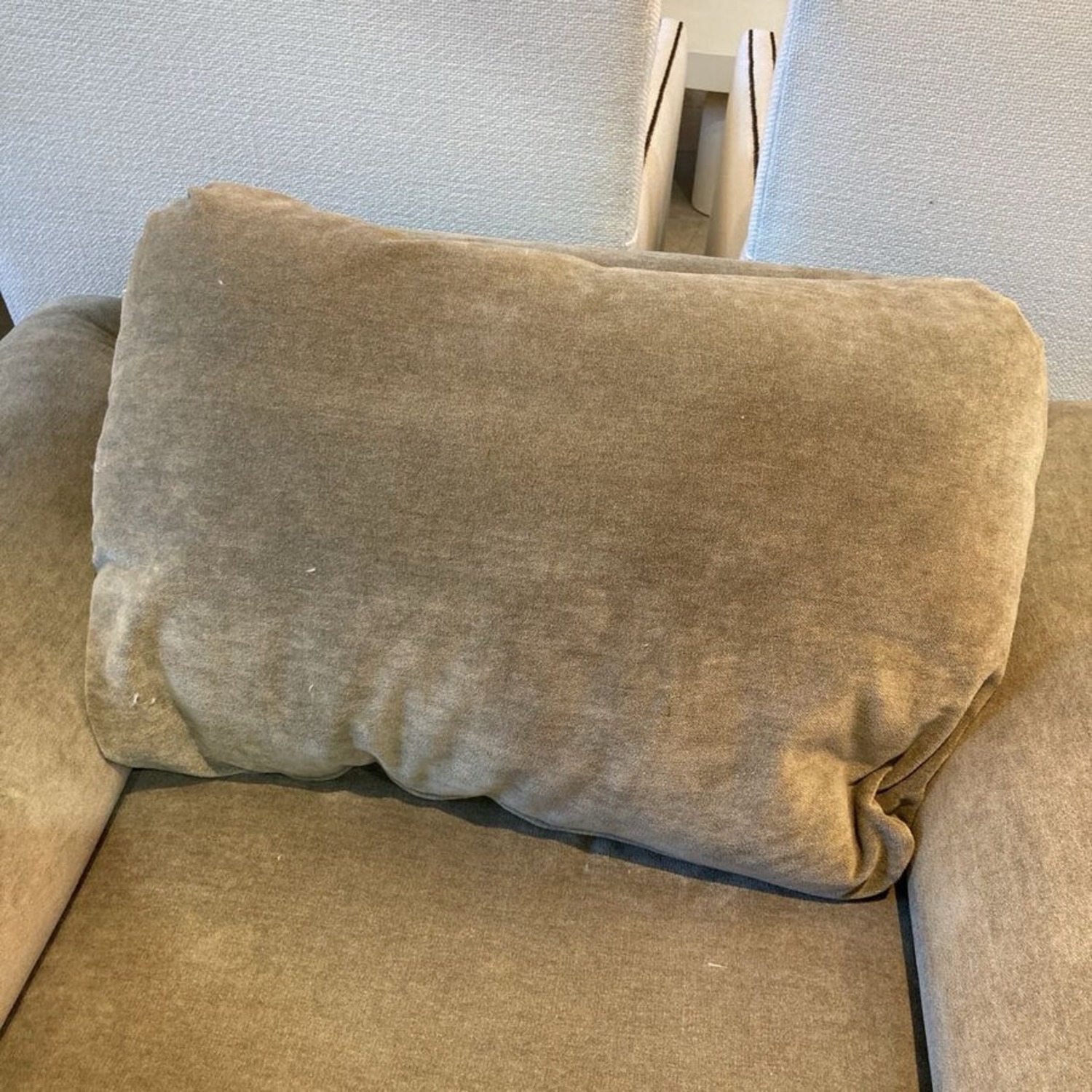 Custom Chenille Sofa Lounge Chair - image-6