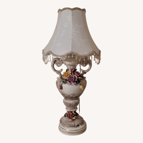 Used Italian Style Capodimonte Lamp for sale on AptDeco