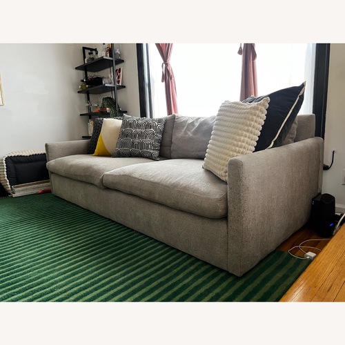 Used Arhaus Kipton Light Gray Fabric 2 Seater Sofa for sale on AptDeco