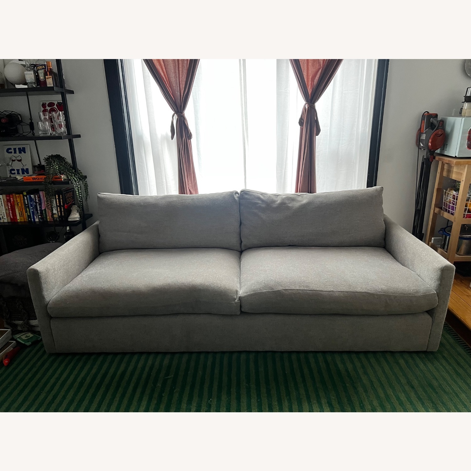 Arhaus Kipton Light Gray Fabric 2 Seater Sofa - image-10