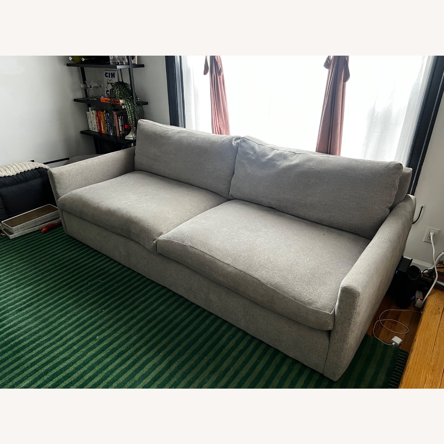 Arhaus Kipton Light Gray Fabric 2 Seater Sofa - image-9