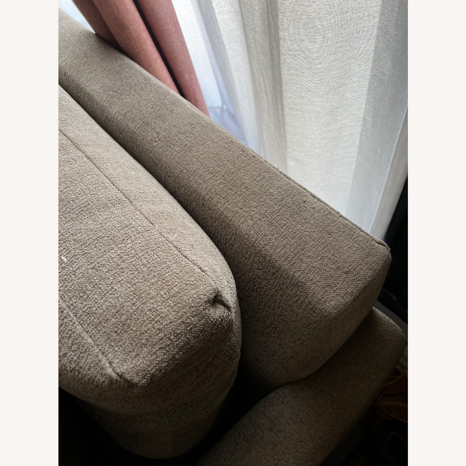 Arhaus Kipton Light Gray Fabric 2 Seater Sofa - image-3