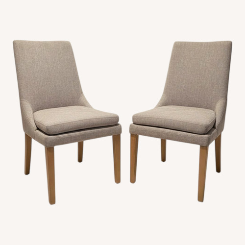 Used Taupe Polyurethane Accent Chairs for sale on AptDeco