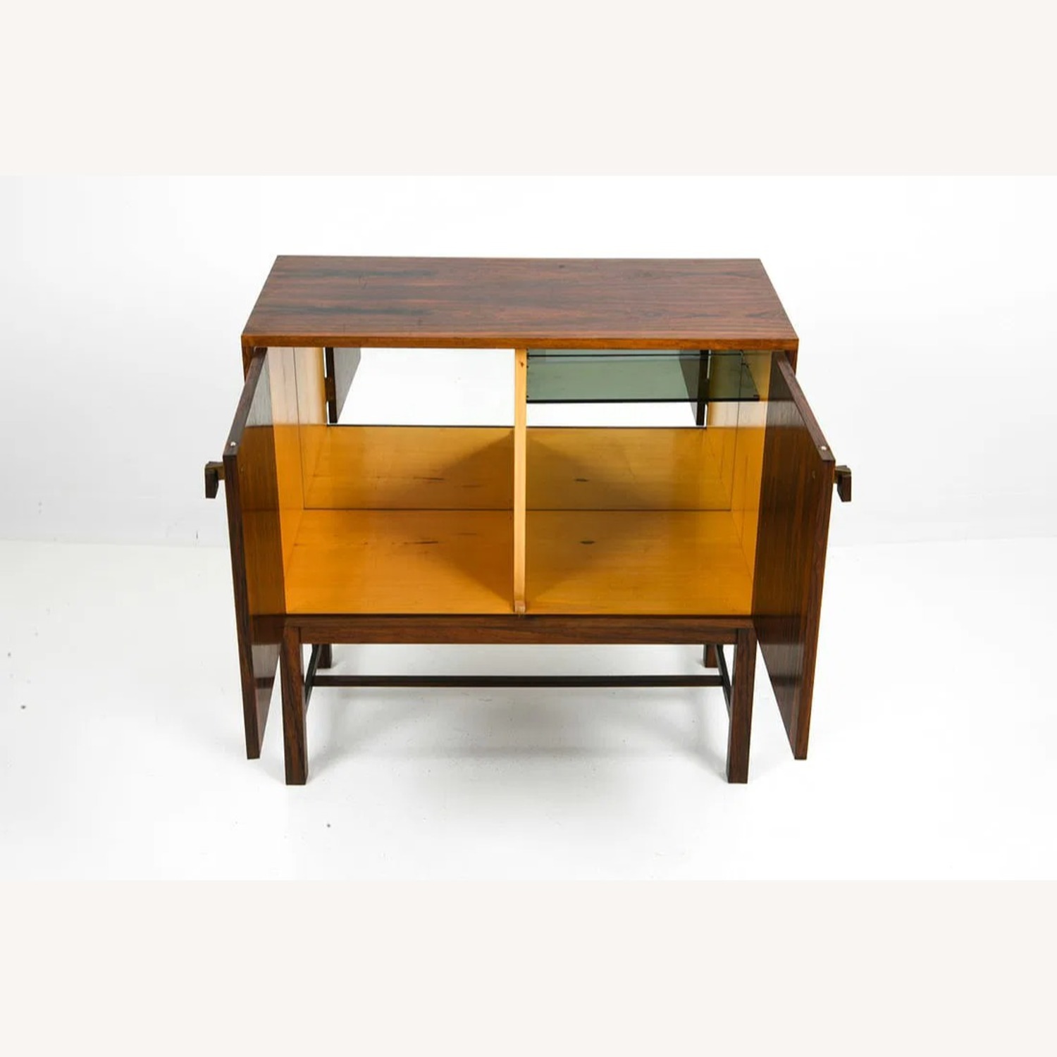 Vintage/Antique Finds Dark Brown Wood Nightstand - image-5