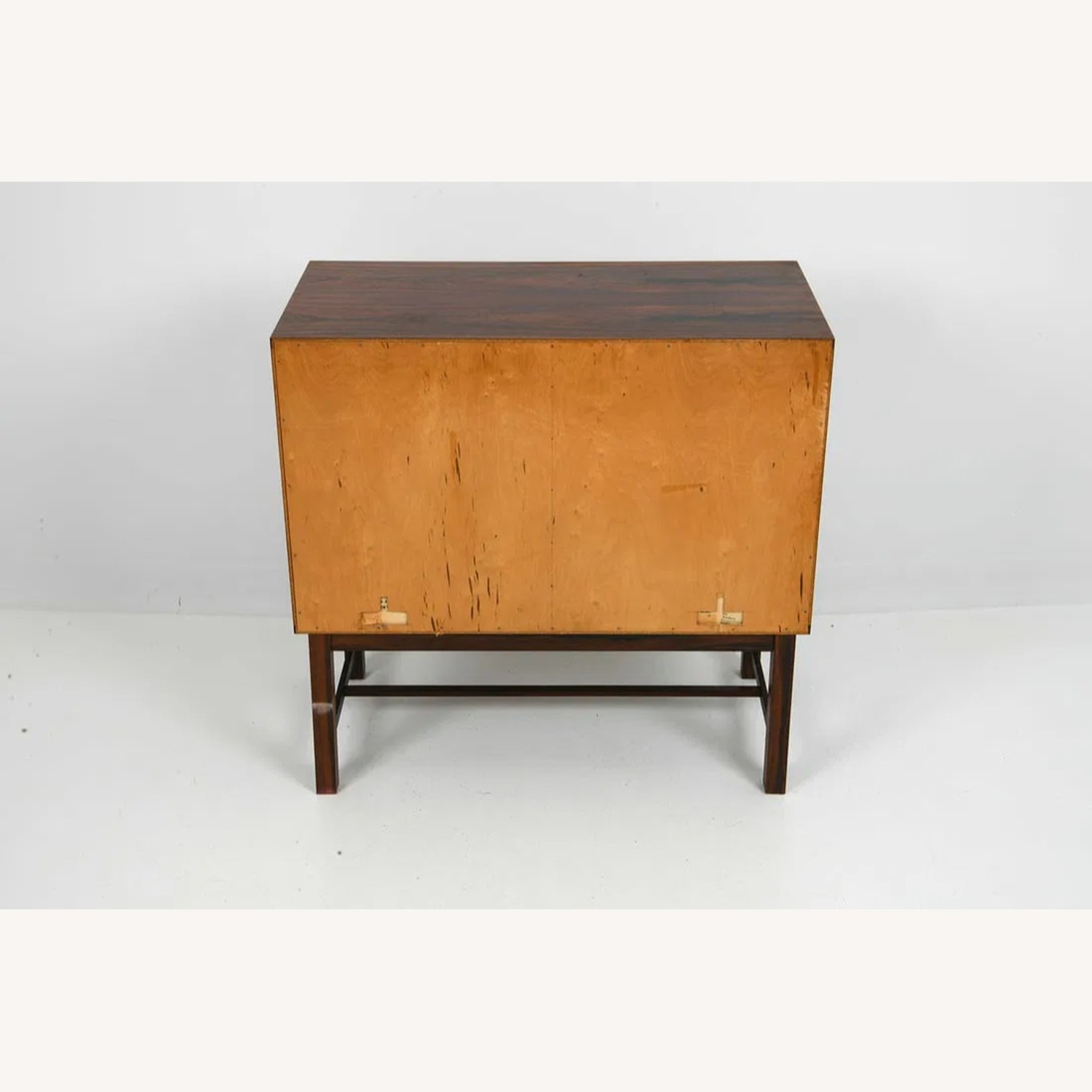 Vintage/Antique Finds Dark Brown Wood Nightstand - image-3